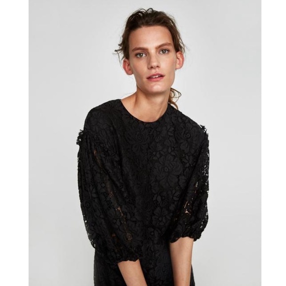 Zara Pants & Jumpsuits Zara Cropped Lace Jumpsuit S Poshmark